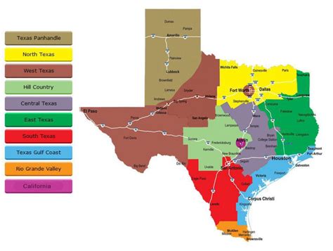 Regions Of Texas Revised Rtexas