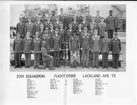 1970 79 Lackland AFB TX 1975 Lackland AFB Squadron 3701 Flight 0589