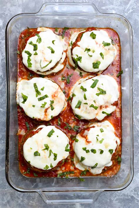 Baked Eggplant Parmesan Recipe And Video Valerie S Kitchen