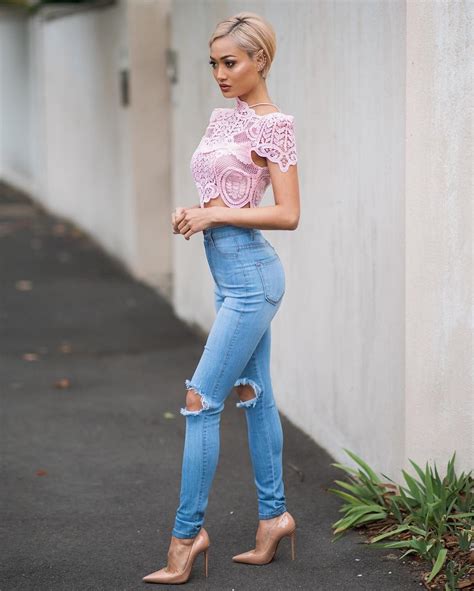 micah gianneli easy sunday top and jeans from fashionnova news fashion look fashion denim