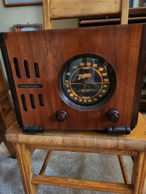 Fully Restored 1938 Zenith 5r216 Cube Amsw Radio 26900 Picclick