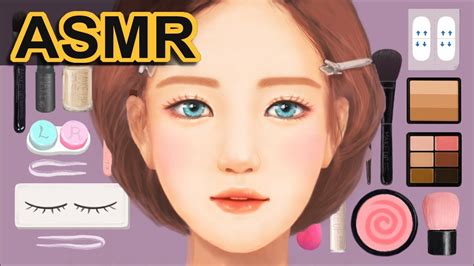 asmr 3 minutes makeup transform animation no bmg vars makeup stop motion youtube