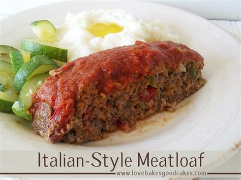 I cook a 6 lb. Italian-Style Meatloaf | Love Bakes Good Cakes