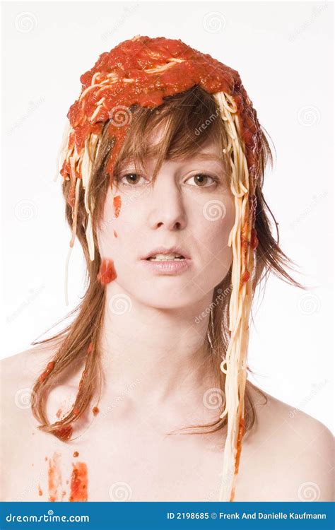 Spaghetti Head Stock Image Image Of Caucasian Posing
