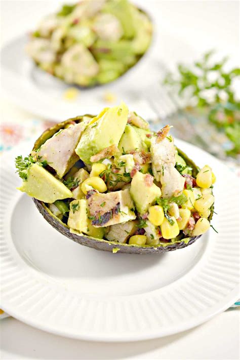 Fresh Avocado Chicken Salad Sweet Peas Kitchen