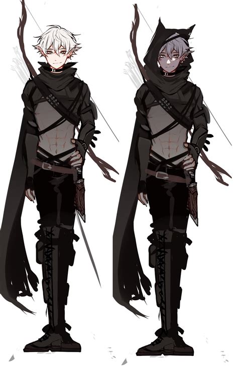 Elf Assassin Design Anime Character Design Character Design Character Design Male
