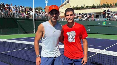Too Good Rafael Nadal Left Stunned By Carlos Alcaraz S Power On The Practice Courts Of Indian