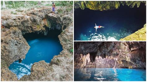 Cabagnow Cave Pool 25 Feet Cave Pool Jump In Bohol Visminph