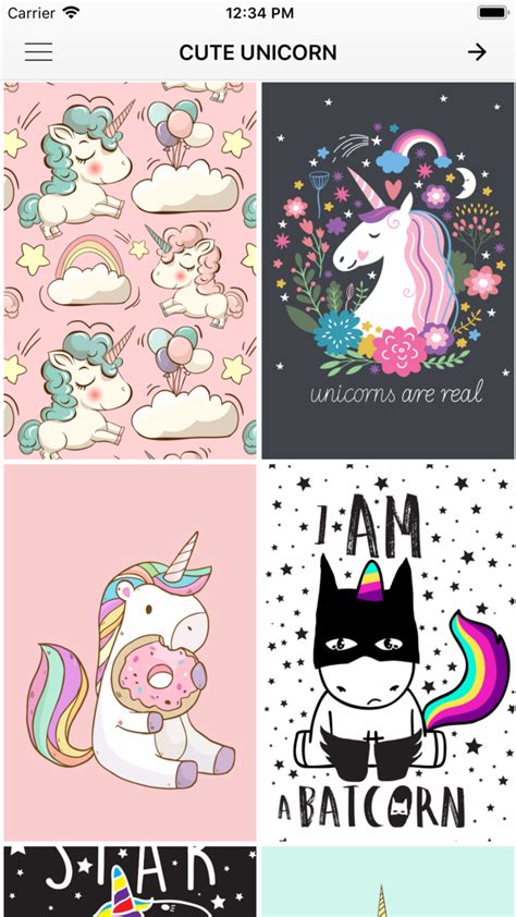 Check spelling or type a new query. Cute Unicorn Wallpapers App for iPhone - Free Download ...