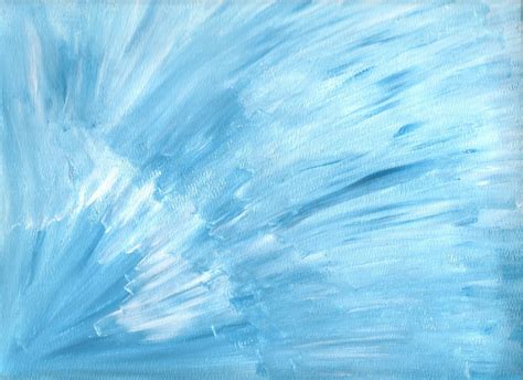 Blue And White Abstract Art 9x12 Original Acrylic By Theartofpieces