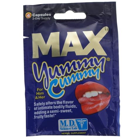 Max Yummy Cummy 4 Pill Pack Kkitty Products