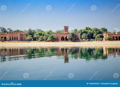 Barjeel Wind Tower In Sharjah Stock Photography