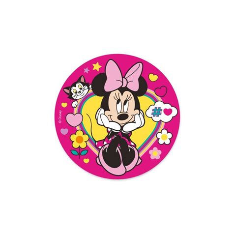 Décoration De Gâteau Décors Comestibles Disque Azyme Minnie 20 Cm