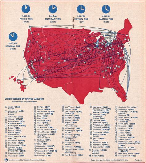 United Airlines Route Map Europe