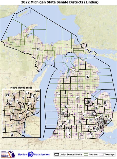 Election 2022 Here Are Detailed Maps Of Michigans New House Senate