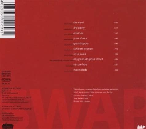 Tobi Hofmann Swip Swap German Import Cd 2005 купить Cd диск в