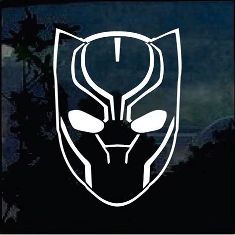 Marvel Avengers Black Panther Window Decal Sticker With Images