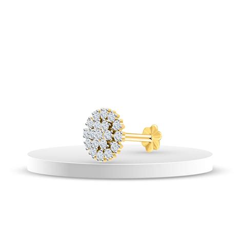 Buy Multi Stone Exclusive Diamond Nose Pin Discover Elegance