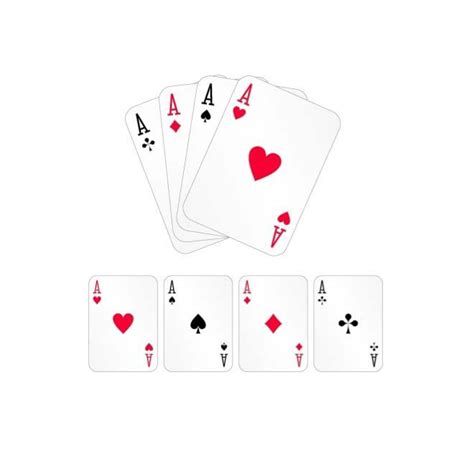 Four Aces Image Royalty Free Stock Svg Vector