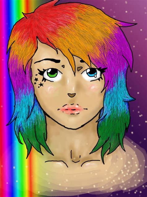 Rainbow Girl By Ashattacksmars On Deviantart