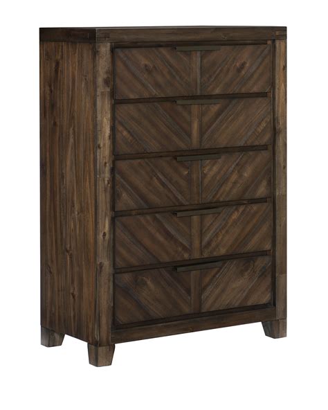 Homelegance Parnell Chest Rustic Cherry 1648 9 At