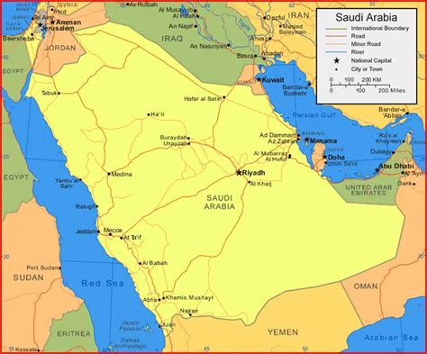 Peta Arab Saudi Web Sejarah