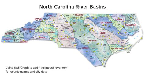 North Carolina Lakes And Rivers Map Gis Geography