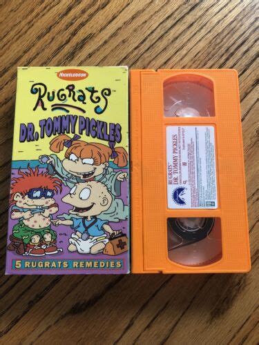 RUGRATS DR TOMMY PICKLES Vhs Video Tape 1998 Nickelodeon Klasky