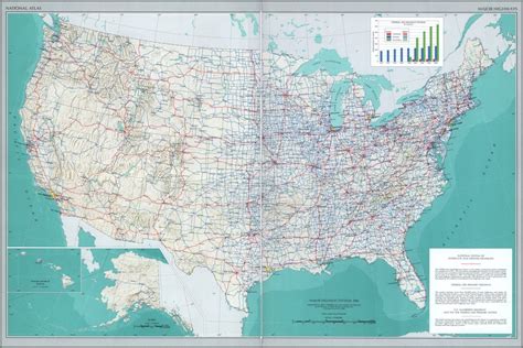 Poster Many Sizes Map Of Major Highways United States Pb1970 Ebay