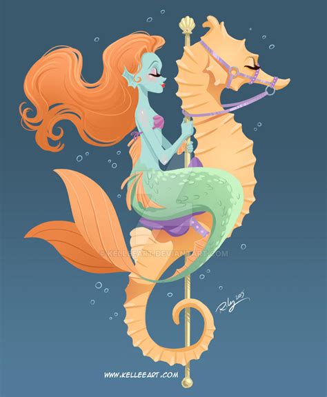 Mermaid Carousel 1 By Kelleeart On Deviantart