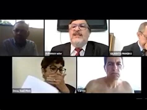 Brazil Judge Shirtless Brazil Judge Appears Half Naked In Court