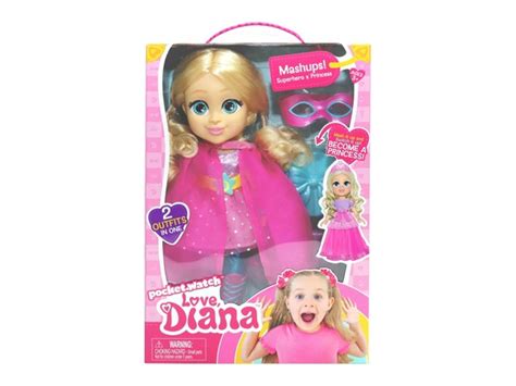 Love Diana Doll Mashup Prinsessa Supersankari Nukke 33cm