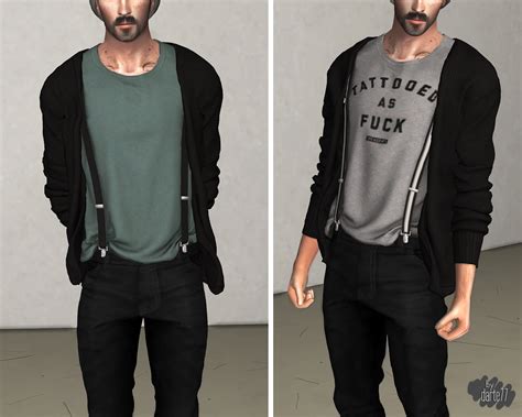 T Shirt V1 Darte77 Custom Content For Ts4 Sims 4 Sims
