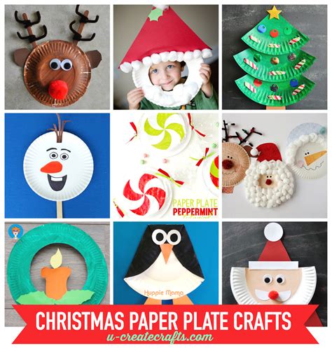 Paper Plate Christmas Crafts U Create