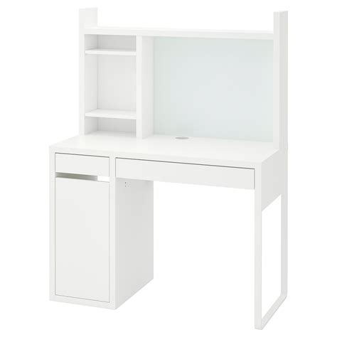 Diese pax/komplement kombination lässt sich nach. MICKE Schreibtisch, weiß, 105x50 cm. Hier kaufen - IKEA ...