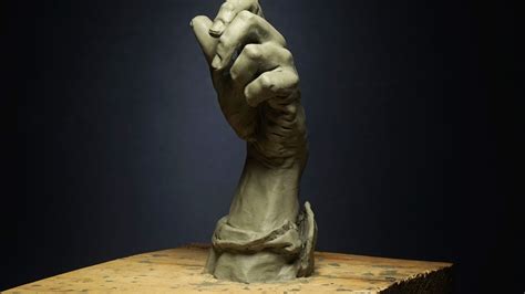 Sculpting A Hand In Clay Youtube