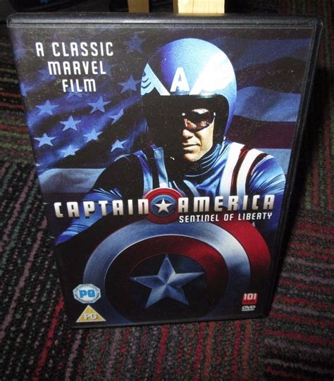 Captain America Sentinel Of Liberty Dvd Movie Classic Marvel Region 2