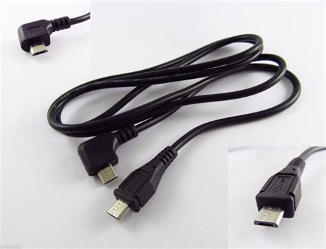 1pcs Micro 5 Pin Usb Male Right Angle To Micro Usb Extension Connector