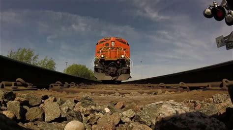 Bnsf Freight Train Runs Over Gopro Camera Youtube