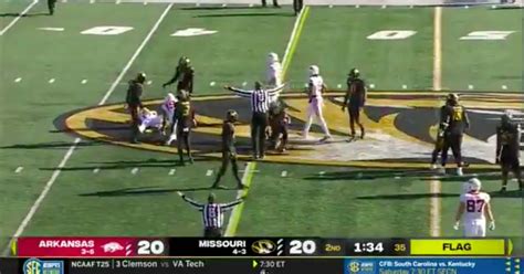 Fans Media Tear Into Sec Officials After Star Mizzou Lb Nick Bolton Was Ejected On
