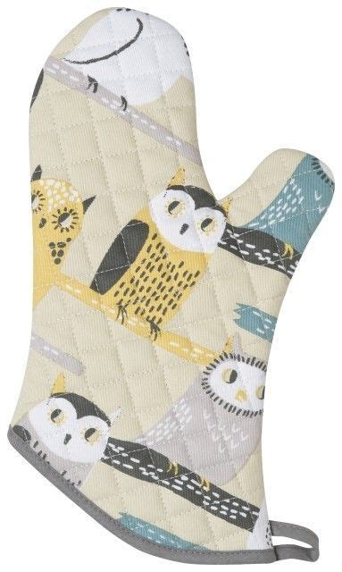 Now Designs Oven Mitts Owl Hoos There Nwt 100 Cotton Nowdesigns Oven Mitts Design Mitt