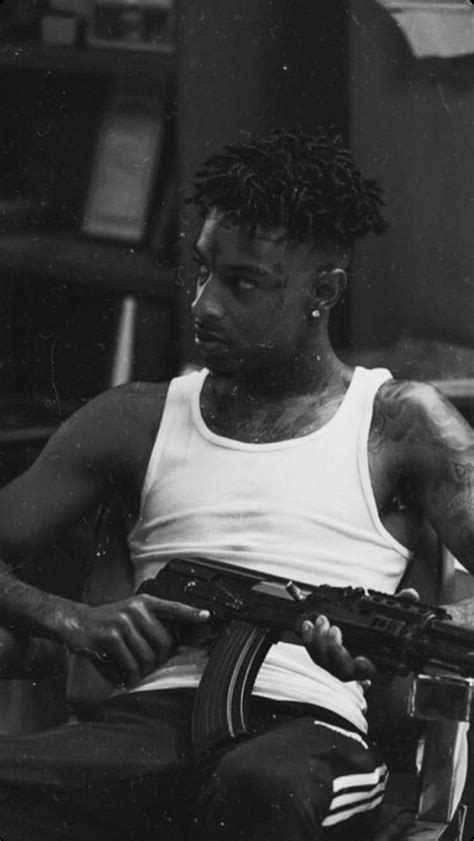 Black and white picture wall. | 𝐢𝐠: @𝐝𝐨𝐛𝐫𝐢𝐢𝐧| | Savage wallpapers, 21 savage rapper ...