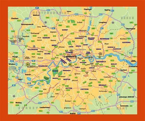 Maps Of London Collection Of Maps Of London City Maps Of United