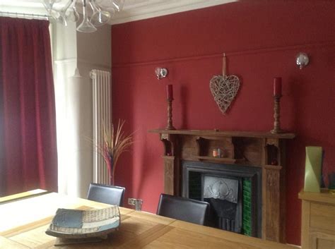 Colour Of The Week Incarnadine By Farrow Living Room Red Feature