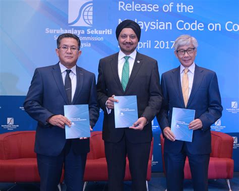 Sc Releases New Malaysian Code On Corporate Governance To Strengthen