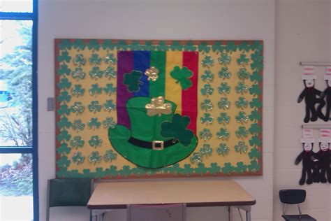 St Patricks Day Bulletin Board Kindergarten Art Classroom