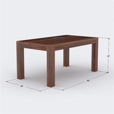Blankenberge Solid Wood 6 Seater Dining Table Set Decornation