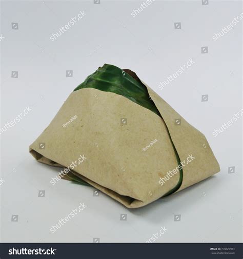 Tradisional Fresh Malaysian Nasi Lemak Packed Stock Photo