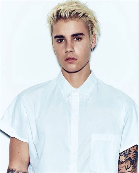 Awesome Trendy Justin Bieber Magical Platinum Blonde Hairstyles Moda