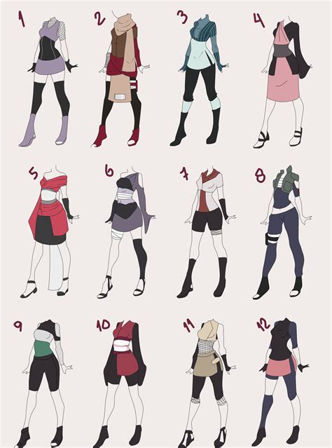 Anime Outfits Female Casual Closed Casual Outfit Adopts By Rosariy